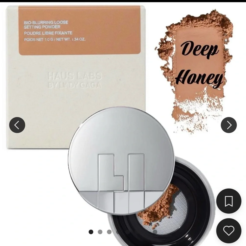 Haus Labs DEEP HONEY Bio Blurring setting Loose powder